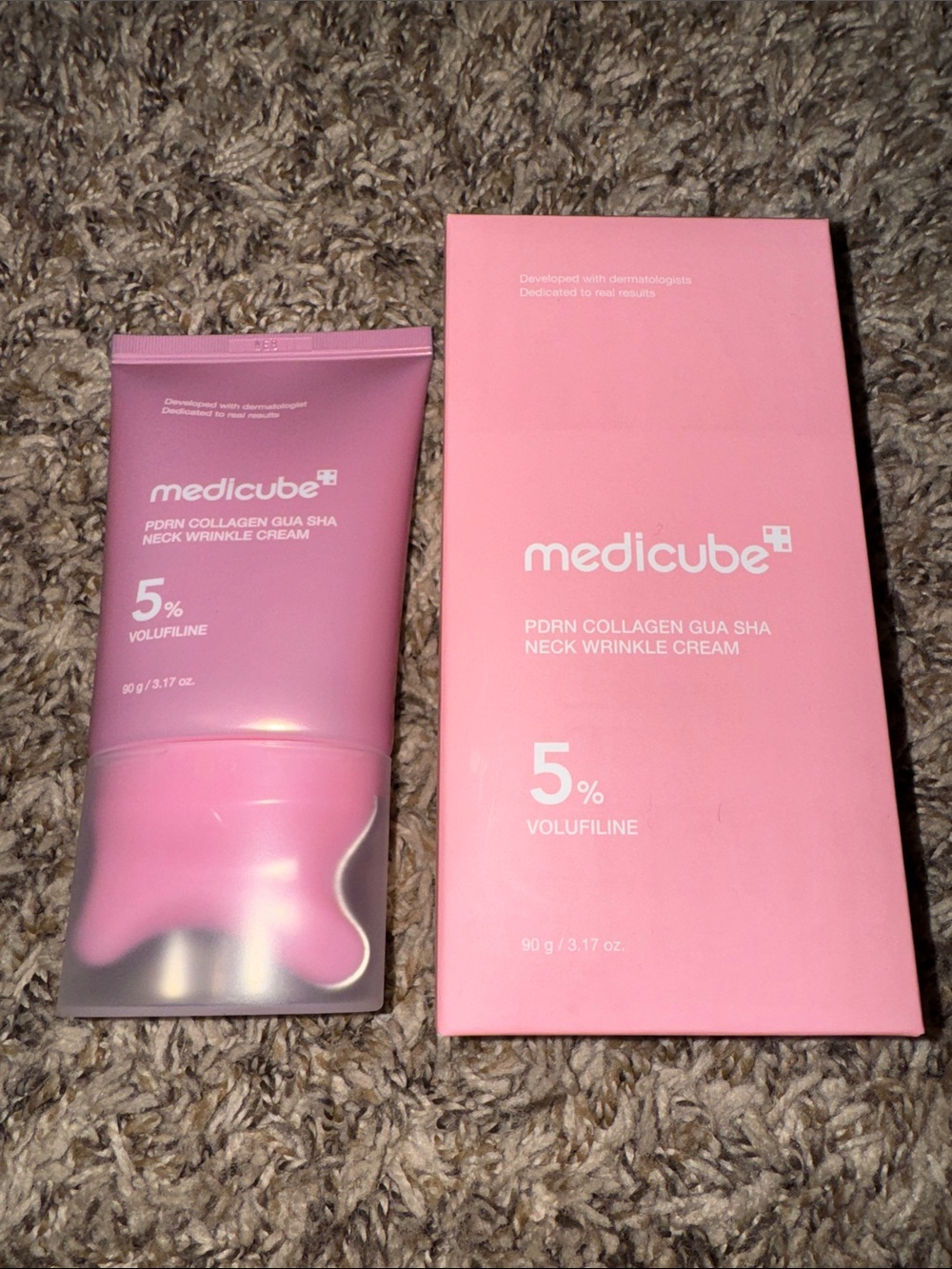 Medicube PDRN Collagen Gua Sha Neck Wrinkle Cream -